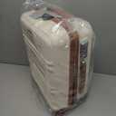 Kono Carry On Luggage Set Airline Approved Lightweight PC+ABS Carry On Suitcase with TSA Lock Spinner Wheels Durable Luggage Hardside White (2-Piece Set (12"/20"))