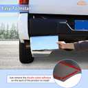 Car Rear Bumper Protector Guard Cover Compatible with Toyota Tundra 2022-2026, Pickup Rear Side Bumper Corner Guard Edge Protection Anti-Collision Corners Patch Trim Covers ABS Exterior Accessories