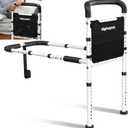 Bed Rails for Elderly Adults Safety - ASTM Approved Adjustable Bed Cane with Non-Slip Ergonomic Handle & Storage Pocket, 400 LBS Stable Bed Assist Rails for Seniors, Tool-Free, Model