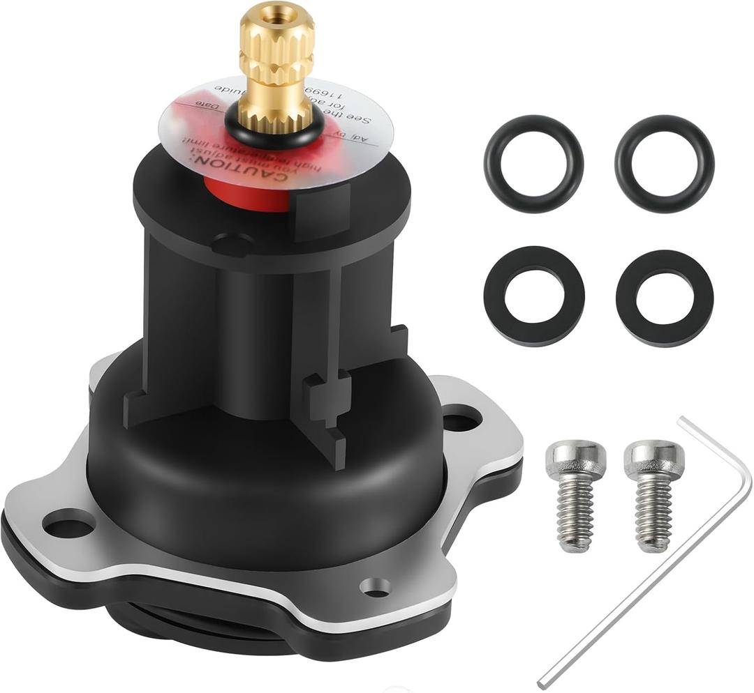 GP77759 Mixer Cap, Compatible with Kohler K-GP77759, Shower Valve Cartridge Replacement, for Rite-Temp Shower Valves and Pressure Balance 1/2"" Shower Valve, Black