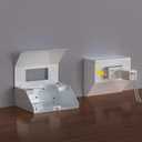 Under Cabinet GFCI Safety Outlet, 20 AMP, Self-Testing, Wall Distribution Box (White-E)