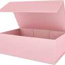 Pink Gift Box With Magnetic Closure Lid