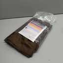 BGment Brown Linen Curtains 72 Inches Long for Living Room, Window Drapes Rustic Textured Semi Sheer for Farmhouse Beroom Dining Room Decor Rod Pocket Lightweight, 2 Panels Set, Each 52 Inch Wide