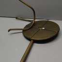 Metal Martini Cocktail Table, Antique Brass