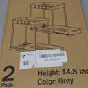 2 Pack Multi-Purpose Pull-Out Storage Organizers, Under Sink Organizers and Storage for Bathroom & Kitchen, Under Cabinet Organizers and storage, 14.8 Inch, Grey