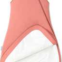 PurComfy Supersoft Sleep Sack 1.0 TOG, Premium Bamboo Viscose Baby Sleeping Bag 2-Way Zipper Sleep Sack Baby Wearable Blanket (Coral)
