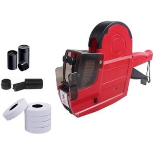 HopingMore 2-Line 20 Digits Price Label Gun,HM-689C Pricing Labeler with 5 Rolls/2800 Stickers 3 Inkers,Tag Maker Machine for Office Retail Shop Grocery Store Yard Sale