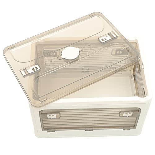 FOMIYES Car Trunk Organizer Foldable Plastic Storage Box for Outdoor Use Capacity Beverage and Fruit Storage and Space-saving Design for Cars and Suvs 2Pcs