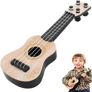 Toddmomy Toy Ukulele for Kids - 4 String Baby Guitar Toy Kids Ukulele Musical Instrument for Toddlers Beginners, Early Education