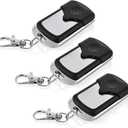 Garage Door Opener Remote for Liftmaster Chamberlain Craftsman Opener with Purple Yellow Red Orange Green Learn Button, Keychain Type, 3 Pack