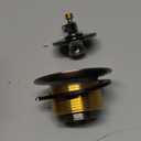 Brushed Nickel Tub Drain Lift &Turn Tub Trim Set with Two-Hole Overflow Faceplate Conversion Kit Assembly, Hidrop Bathtub Drain Replacement Trim Kit and Universal Fine/Coarse Thread