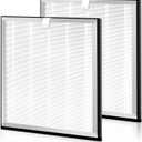 2 Pack APH4000 Replacement Filter Compatible with KNKA APH4000 Air Purifer | 3-IN-1 HEPA Filter and Activated Carbon Filter for Dust Pollen Pet Dander Odor Smoke