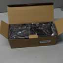 Moforoco Extra Large Sponge Holder for Kitchen Sink Organizer Caddy, Dish Brush Scrubber Holder,Stainless Steel Sink Box Utensil Holder,Soap Dispenser Set Tray Counter Accessories & Storage Rack (Black)