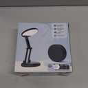 One Fire Cordless Desk Lamp,Dimmable Small Battery Powered Lights,3600mAh Rechargeable Wireless Table Lamp,Mini Lamp&Portable Light for Bed,Book Reading,Home for Small Spaces,Nail Light,Craft,Office (White)