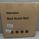 Bed Assist Rail for Elderly - ASTM Approved, 400 LBS Capacity, Tool-Free, Stable Bed Assist Rails for Seniors with Ergonomic Non-Slip Handle & Storage Pocket, Large