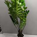 Hollyone Artificial Tree Philodendron Plant 3FT Tall Faux Monstera Indoor Trees Fake Tropical Palm Plants Trees House Plants in Pot for Indoor Outdoor Home Office Garden Living Room Decoration, 1 Pack