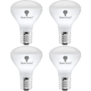 4 Pack R14 LED Bulb 4W E17 Base Mini Reflector Floodlight Light Bulb Dimmable 2700K Warm White - 40W Equivalent - e17 LED Bulb Dimmable E17 Intermediate Base Mini Light Bulbs, Curio Cabinet Light Bulb