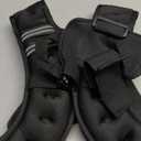 ZELUS Weighted Vest, 6lb/8lb/12lb/16lb/20lb/25lb/30lb Weight Vest with Reflective Stripe for Workout, Strength Training, Running, Fitness, Muscle Building, Weight Loss, Weightlifting (Black, 6 LB)