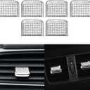 for Accord Bling Car Accessories Front Air Vents Outlet Adjust Paddles Clip Decals Stickers Caps Compatible with Honda Accord Accessories 10th 1.5T EX EX-L LX 2022 2021 2020 2019 2018