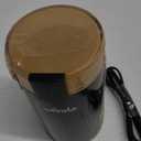 Wancle Electric Coffee Grinder, Spice Grinder, One Touch Coffee Mill for Beans, Spices and More, with Clean Brush Black (6.63.5 IN)