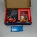 Wooden Train Track Expansion Pack, Train Accessories of City Fire Station Compatible for All Major Brands Train Set, Train Toys Railway System for Kids Ages 3 and Up.