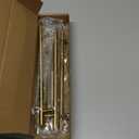 Haliwu 5 Pack Cabinet Handles Brass Gold Cabinet Pulls 8-4/5 Inch Hole Center Drawer Pulls Modern Bar Dresser Handles for Bathroom Kitchen Bedroom