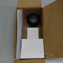 Dummy Door Knob Interior, Inactive Door Knobs for Closet, Antique Bifold Door Knobs Replacement, Single-Side Dummy Old Style Door Handle, Matte Black, 2 Pack