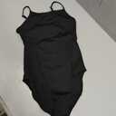 MOLLDAN Women Dance Camisole Leotards,Adjustable Straps,Front Breast Lining,Mesh Hollow Back, Size Small