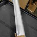 LazBlinds No Drill Zebra Blinds for Windows 30" W x 72" H, White