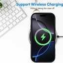 OOK Compatible with iPhone 16 Pro Max Case with Wrist Stand for Women Girls, Black Leopard Cheetah TPU Shockproof Protection Silm Silicone Kickstand Upgraded Cover, for 6.9inch