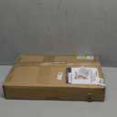 Simple Trending Clothing Clothes Rack Double Rods with Wheels, Rolling Metal Garment Rack for Hanging, Black