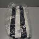 2 Pcs Winter Snowflake Door Mat Outdoor Nature Coir Welcome Outdoor Rug Christmas Black White Stripe Doormat Winter Snowflake Front Porch Rugs Non Slip Floor Mats Indoor Entrance Decor