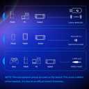 Gaming Headset Wireless 2.4GHz for PS5, PS4 Fortnite/Call of Duty/FPS Gamers, PC, Switch, Bluetooth 5.3 Gaming Headphones with ENC Microphone, Surround Sound, 40+H Battery (Black)