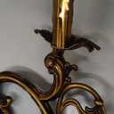 Vintage 10 Arms Crystal Chandelier Candle Light Fixture for Dining Room Living Room Bedroom Hallway Entryway Antique Gold Finish (34"-15 Lights)