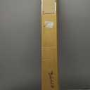 DEZ FURNISHINGS Cordless 1" Light Filtering Pleated Shade, Fabric, 34" W x 48" H, White