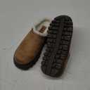 Skechers Y2K Chunky Shindig Cognac Faux Fur Slides Platform Mules, 6 Size