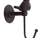 Neletao Cast Iron Hooks 520013 Songbird Wall Hook, Brownish Black (1)