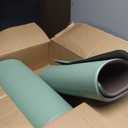 DEXI Kitchen Floor Mats Cushioned Anti Fatigue,17x29+17x59, Standing Runner Rug Waterproof, Comfort Memory Foam Padded for Front Sink Laundry Set of 2, Turquoise