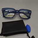 IBOANN Oversized Blue Light Glasses for Woman, Funky Fashion Glasses With Preppy Look, Reduce Screen Fatigue Computer Glasses