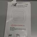 Square Silicone Air Fryer Liners 2 Pack, Compatible with Ninja AF141 181, 8.5 Inch Air Fryer Liners for COSORI 5-6.5 QT, Reusable Silicone Basket, Air Fryer Accessories (Black)