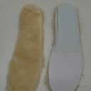 Sheepskin Insoles Women's Premium Think Wool Fur Fleece Inserts Cozy & Fluffy 8 Pack Of 1