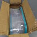 3 Size Clear Plastic Food Storage Containers Set, Plastic Storage Meal Prep Container, with Green Edged Lids, Airtight Stackable for Dry Goods, Food Storage Containers and Microwave Organization