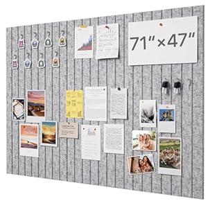 Soundproof Wall Panels Self-Adhesive, 3 Pack Large Acoustic Panels 47.2"x23.6"x0.35" High Density Sound Proof Panels for Walls, Noise Absorbing for Home Studio, Office, Game Room (Gray)