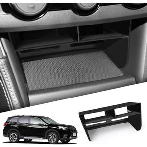 smabee Center Console Organizer for 2019-2024 Subaru Forester Accessories Interior ABS Center Console Organizer Storage Box Tray Insert Black