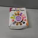 Beginners Crochet Yarn Set - 3x50g Snowy White, Chunky Thick Bulky Cotton Soft for Easy Stitches, Knitting & Crocheting