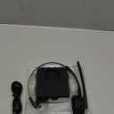 Trucker Bluetooth Angteela Headset with Microphone, Wireless Cell Phone Headset with Noise Canceling Mic Charging Base Mute Function for Home Office Call Center Skype
