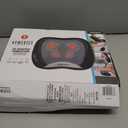 HoMedics 3D Shiatsu Full-Body Massager with Therapeutic Vibration, Soothing Heat with Deep-Kneading Massage Helps Release Tension in Neck, Back, Shoulders, Lightweight for Home, Office, Travel (1 Count (Pack of 1), Black)