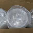 Turbo Bee 100 Pack - 16 OZ Round Bottom Plastic Cups with Lids and Straws, Disposable Clear Iced Coffee Cups with Lids for Cold Drinks and Beverages