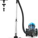 NEWBULIG Canister Vacuum Cleaners for Home, Bagless Vacuum Cleaner, Blue