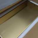 SaniteModar Shower Niche, Stainless Steel Shower Niche No Tile Needed, Recessed for Bathroom Storage (Brushed Gold, 12x24)